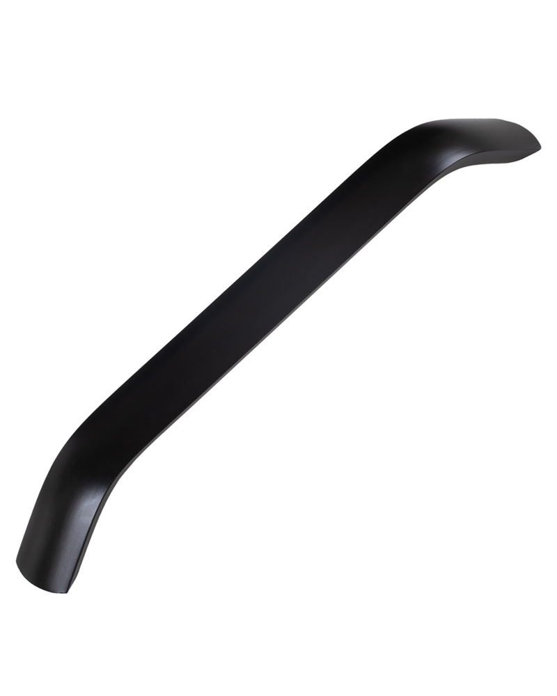 Ручка мебельная ОФК 2177, скоба 128 мм, черный матовый. Комплект из 2 штук  #1