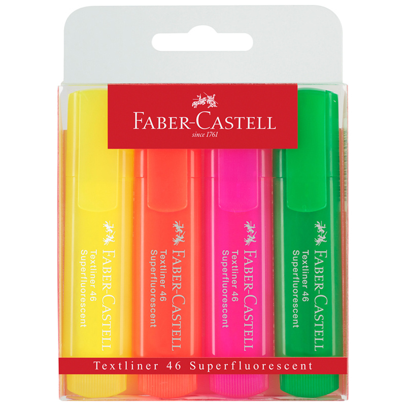 Faber-Castell Текстовыделитель, 4 шт. #1