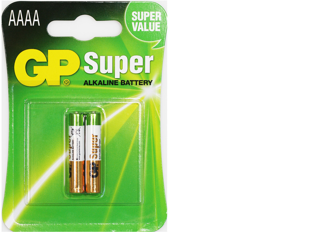 Батарейка GP AAAA / LR61 Alkaline, 2 шт #1