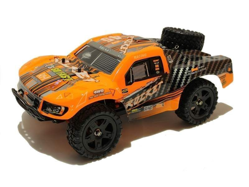 Радиоуправляемая машинка шорт-корс Remo Hobby Rocket UPGRADE 4WD 2.4G 1:16 RTR RH1621UPG-ORANGE  #1