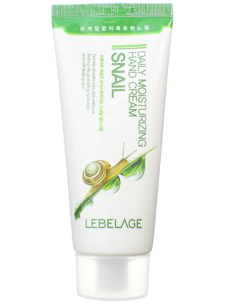 LEBELAGE Крем для рук с Муцином улитки Восстанавливающий Daily Moisturizing Hand Cream Snail, 100 мл #1