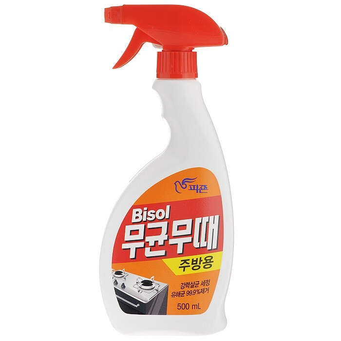 Pigeon Корейское чистящее средство BISOL для кухни с ароматом лимона, пульверизатор 500 мл  #1