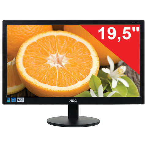 AOC 19.5" Монитор dgdg4543rfdf, черный #1