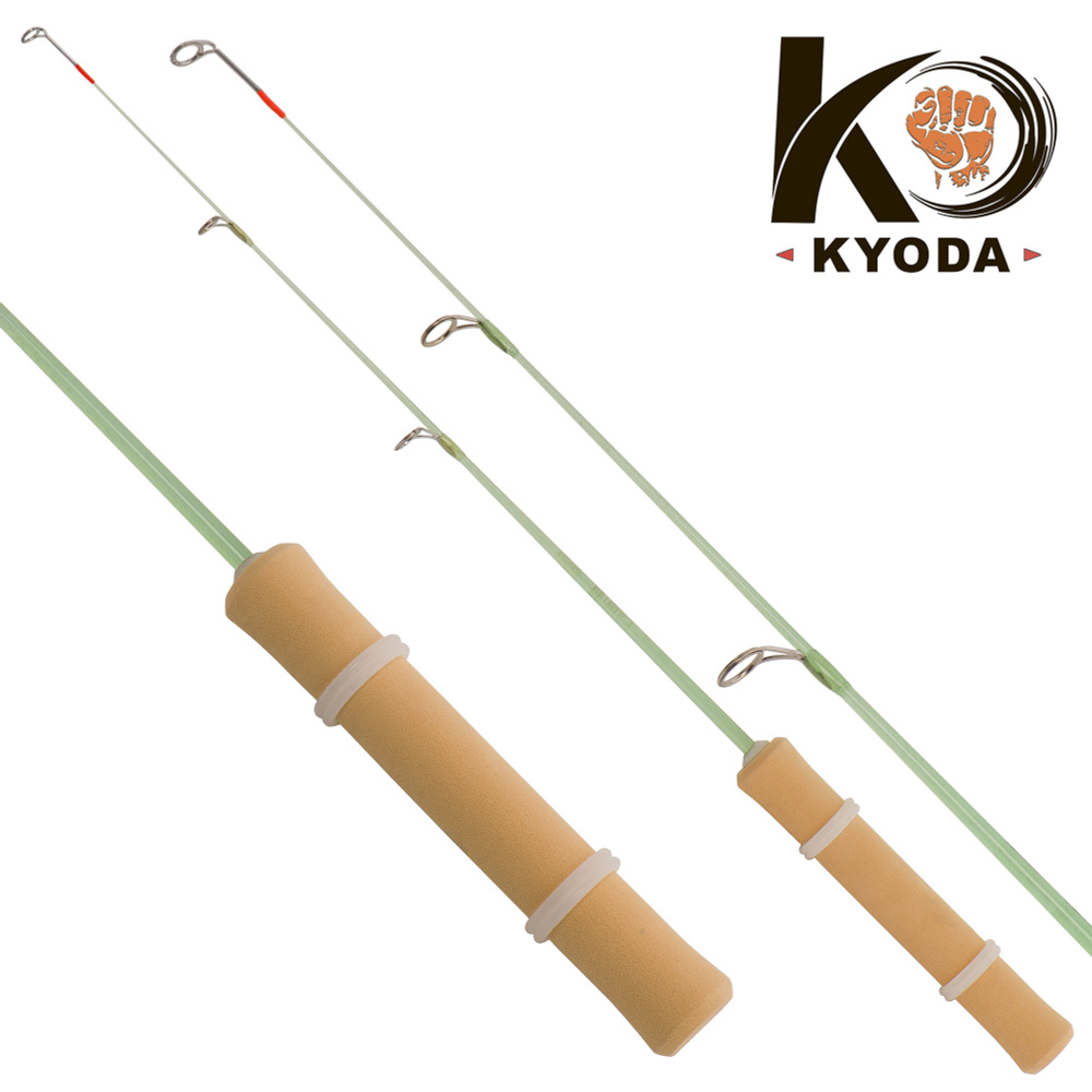 Удочка зимняя ' KYODA' DK1805C-1, стеклопластик, не разборная, неопреновая 50см  #1