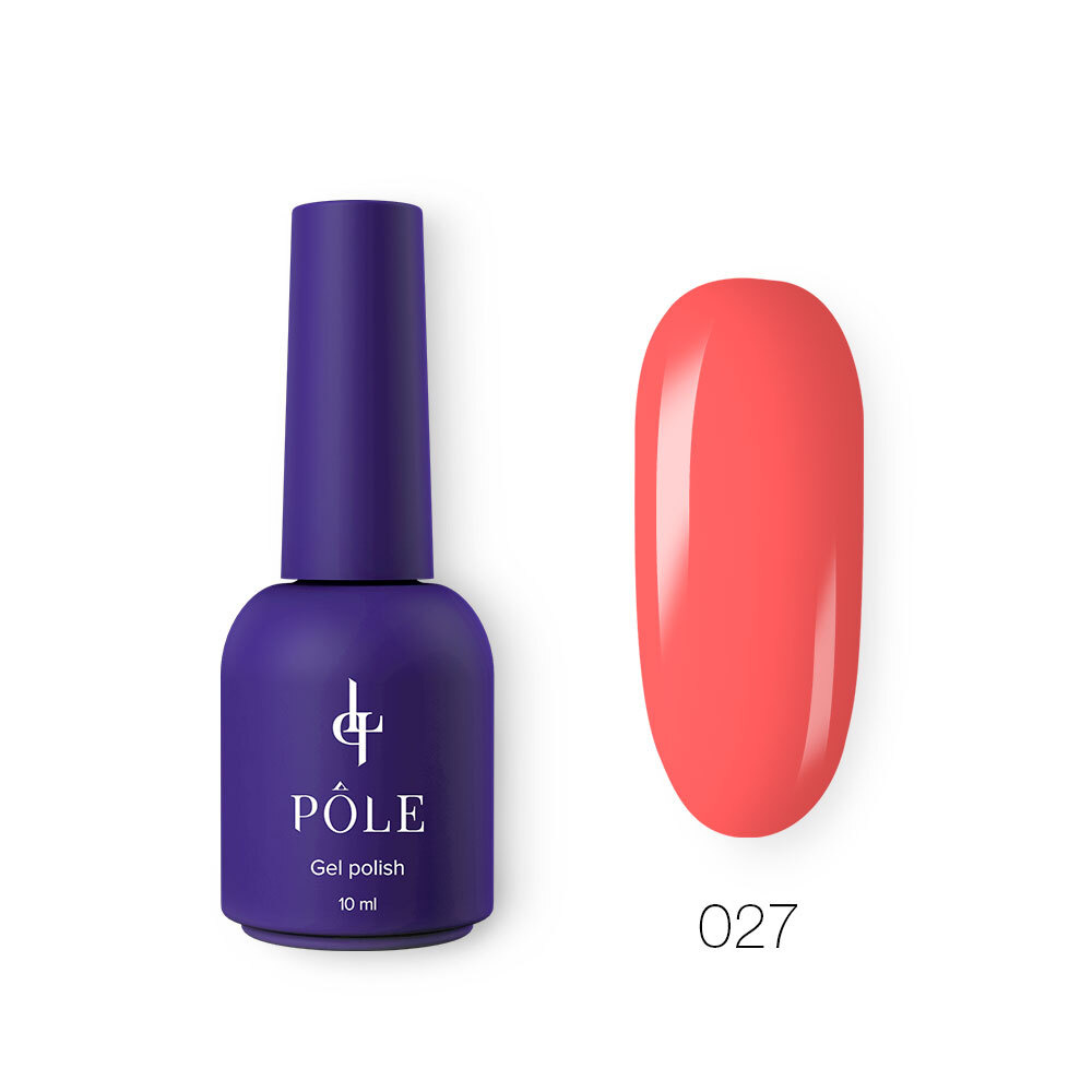 Гель лак для ногтей POLE Роскошь Inspired by France коралловый розовый 10 мл  #1