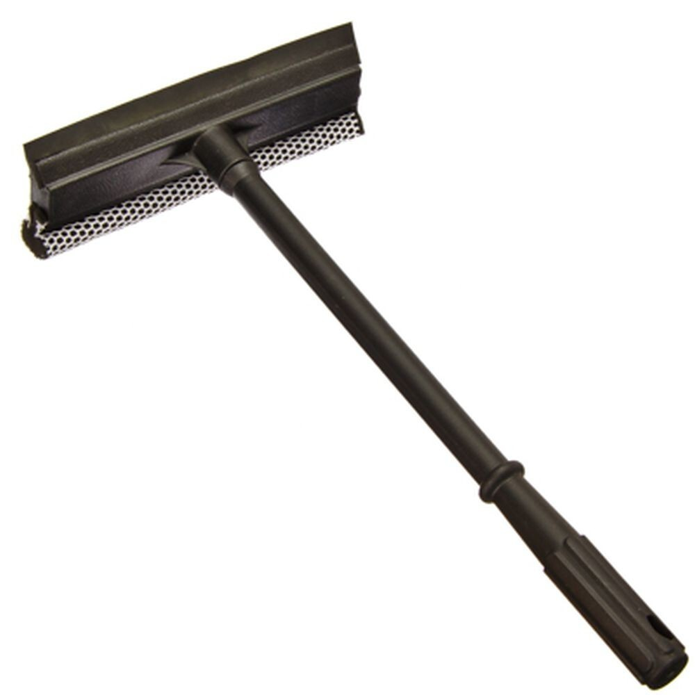 Стеклоочиститель АМ-126 / Щетка для мытья окон с губкой 40 см, черный / Окномойка  #1