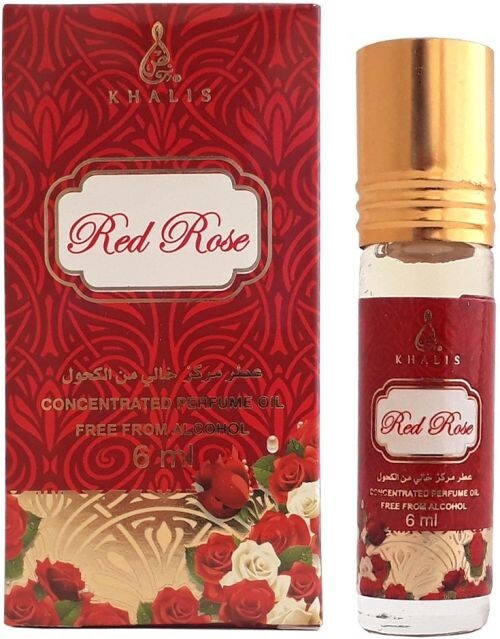 Духи-масло Concentrated Perfume Oil RED ROSE, Khalis (Арабские масляные духи КРАСНАЯ РОЗА, Кхалис), ролик, #1