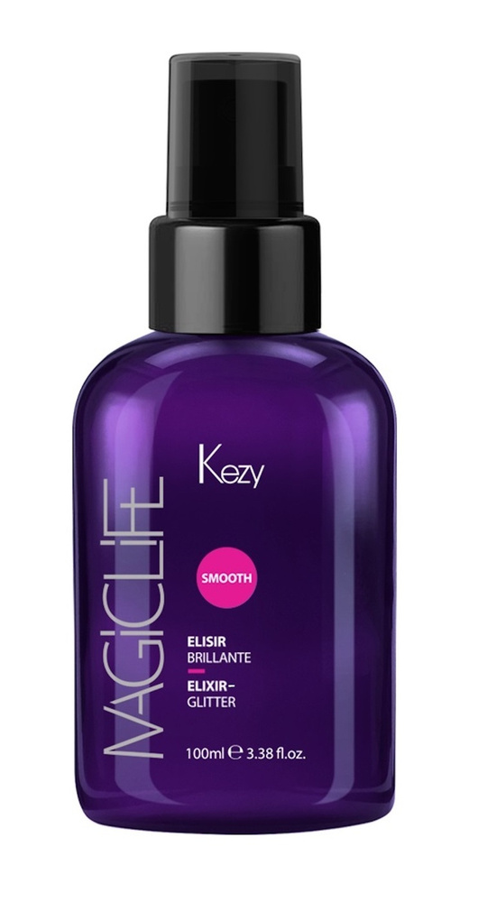 KEZY. Эликсир блеск для контроля гладкости вьющихся и непослушных волос с маслом авокадо профессиональный #1