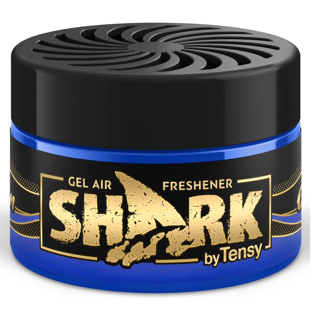 Ароматизатор Tensy "SHARK", гелевая основа, банка, Океан #1