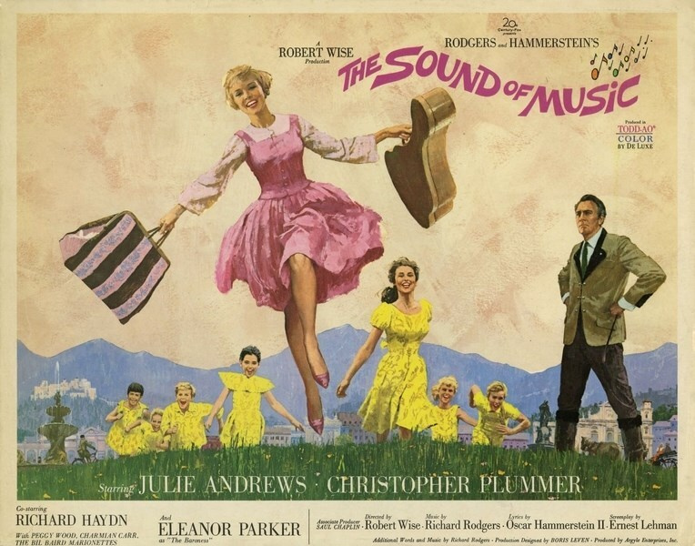 плакат, постер Звуки музыки (The Sound of Music), Роберт Уайз на бумаге, размер 21х30см  #1