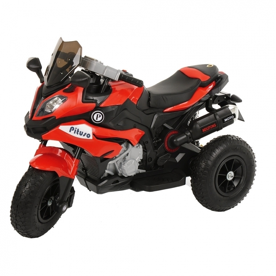 Электромотоцикл детский Pituso HLX2018 электромобиль надувные колеса, 6V/7Ah*1, MP3 подарок для девочки #1
