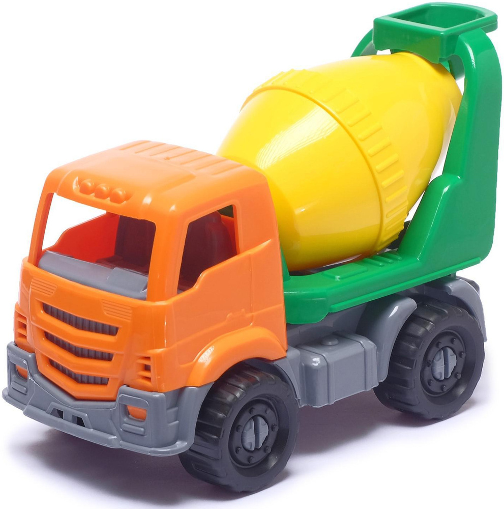 Пластиковая модель машинки Бетоновоз "Ярослав" строительный, для детей, игрушка для песочницы, 16 см #1