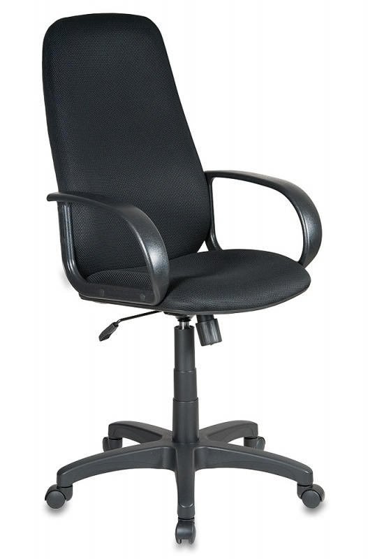 Кресло руководителя Бюрократ CH-808AXSN/TW-11 черное TW-11, ткань (664041)  #1
