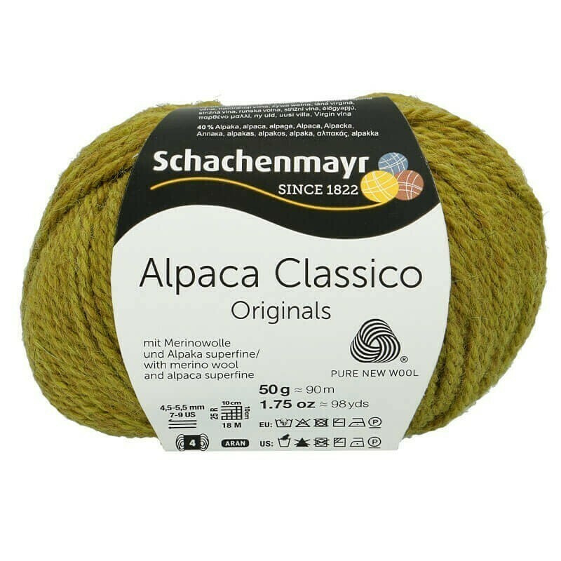 Пряжа Schachenmayr Originals Alpaca Classico 00070 apfelgrun #1