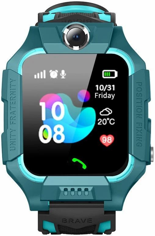 VIDGES Умные часы для детей Умные часы для детей Smart Watch Q19 Premium, 38mm, зеленый1  #1