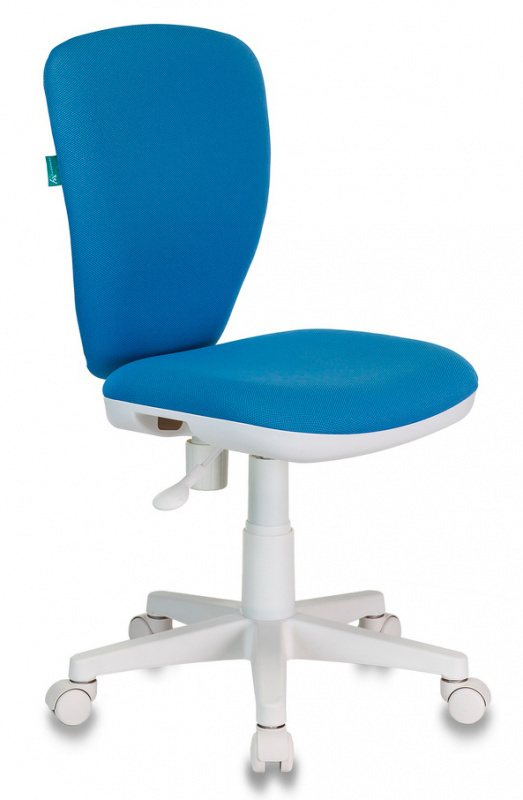 Кресло детское Бюрократ KD-W10/26-24 голубой, без подлокотников  #1