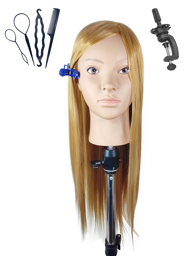 Голова креолки манекен для причесок и кос учебная парикмахерская  #1