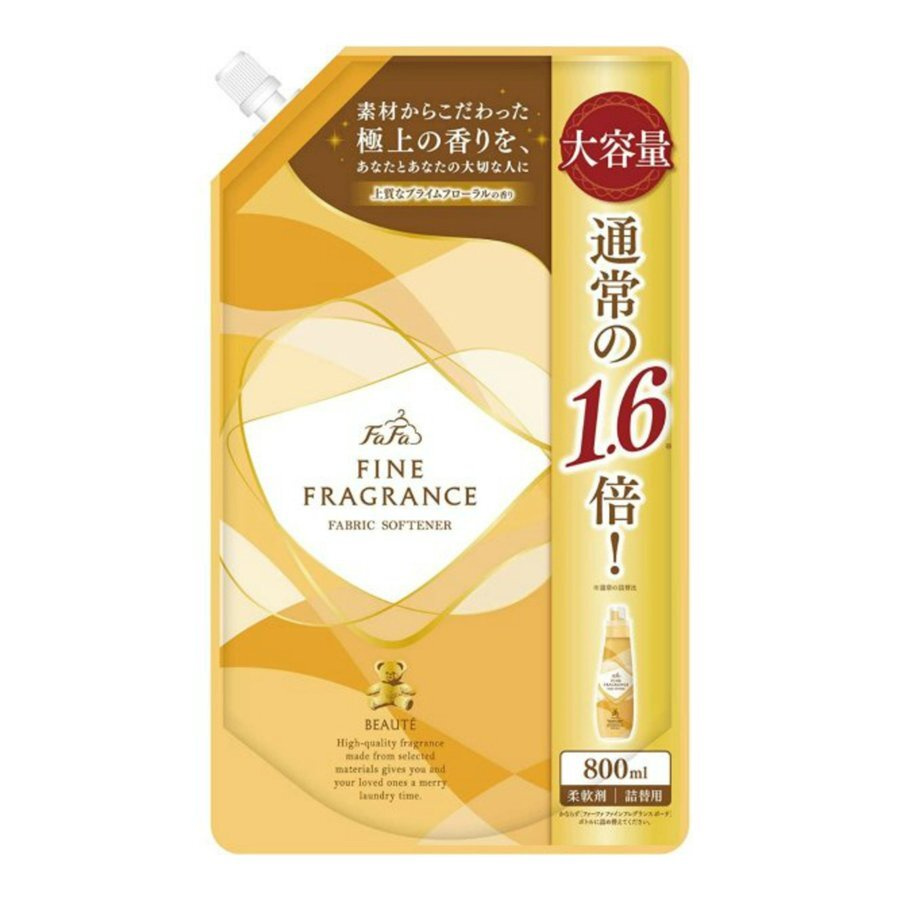 Nissan FaFa Японский кондиционер для белья Fine Fragrance Beaute с ароматом мускуса 800мл.  #1