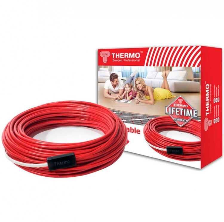 Комплект теплого пола Кабель Thermo Thermocable SVK-20 008-0165 8м, 165Вт, без регулятора, в бетонную #1