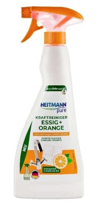 Heitmann Pure Kraft Reiniger Essig + Orange Анти-известь Уксус + Апельсин Сильнодействующий спрей для #1