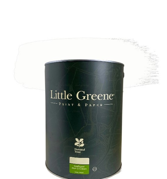 Little Greene Краска Быстросохнущая, Матовое покрытие, 10 л, белый  #1