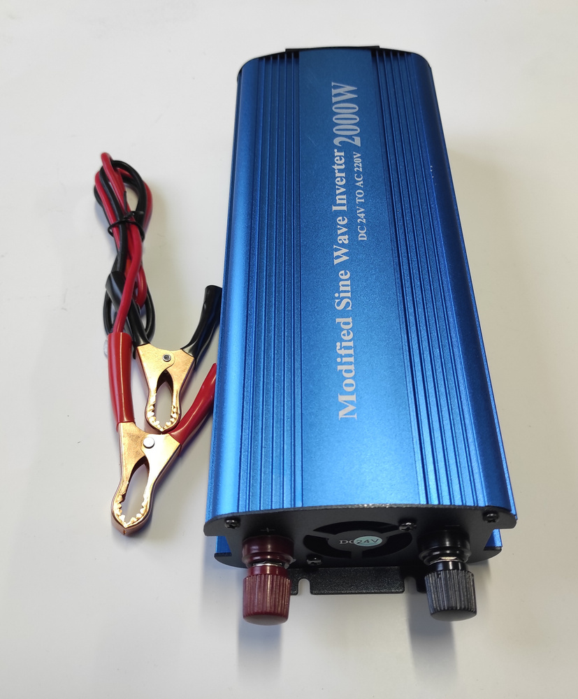 Инвертор автомобильный 24В-220В-2000W купить по выгодной цене в ...