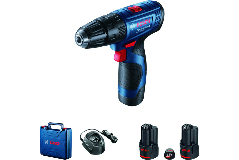 Аккумуляторная дрель-шуруповёрт Bosch GSB 120-LI Professional 06019G8100  #1