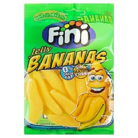 Жевательный мармелад FINI Банан 100 гр (Испания) #1