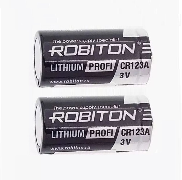 Robiton Батарейка 16340 (Tenergy 30200, R123, CR123), Литиевый тип, 3 В, 2 шт #1