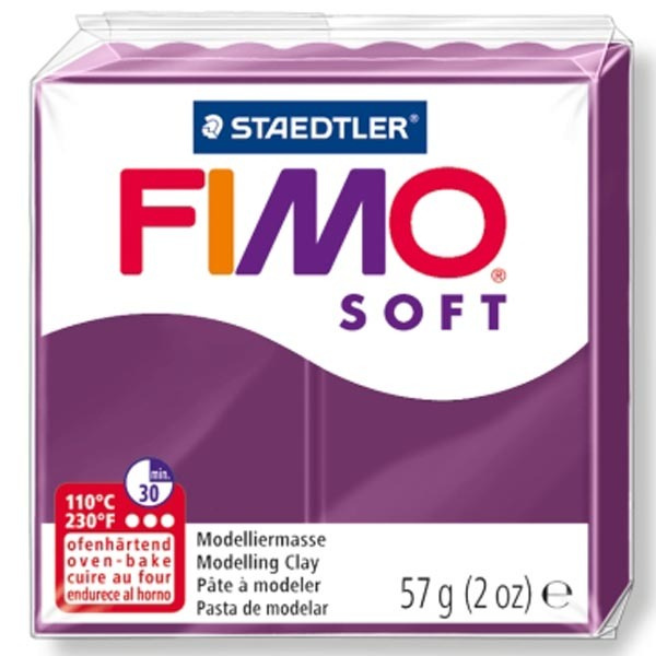 Полимерная глина Fimo Soft 8020-66 королевский фиолетовый 57 г. #1