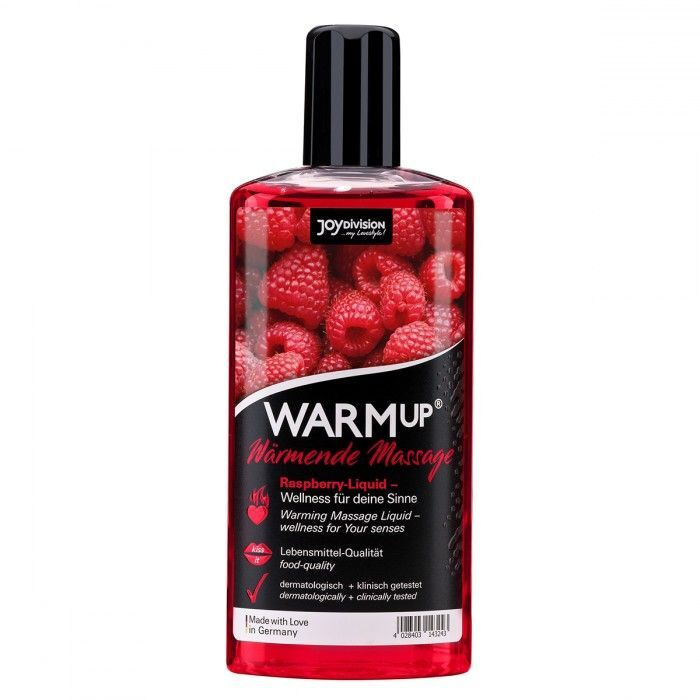 Массажное масло с ароматом малины WARMup Raspberry - 150 мл. #1
