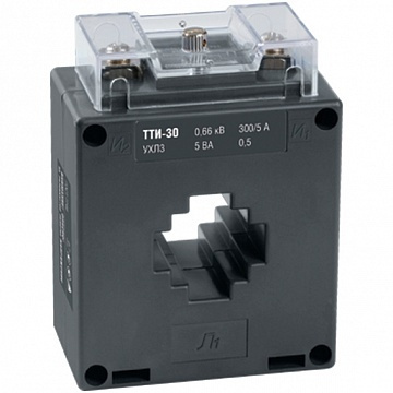 Трансформатор тока  ТТИ 300/5А 5ВА, кл.т. 0,5 код.  ITT20-2-05-0300 IEK #1