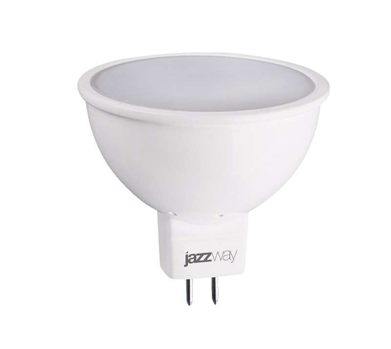 Jazzway Лампочка светодиодная PLED-ECO-JCDR 5Вт 3000К тепл. бел. GU5.3 400лм 220-240В 1037077A (5шт.в #1