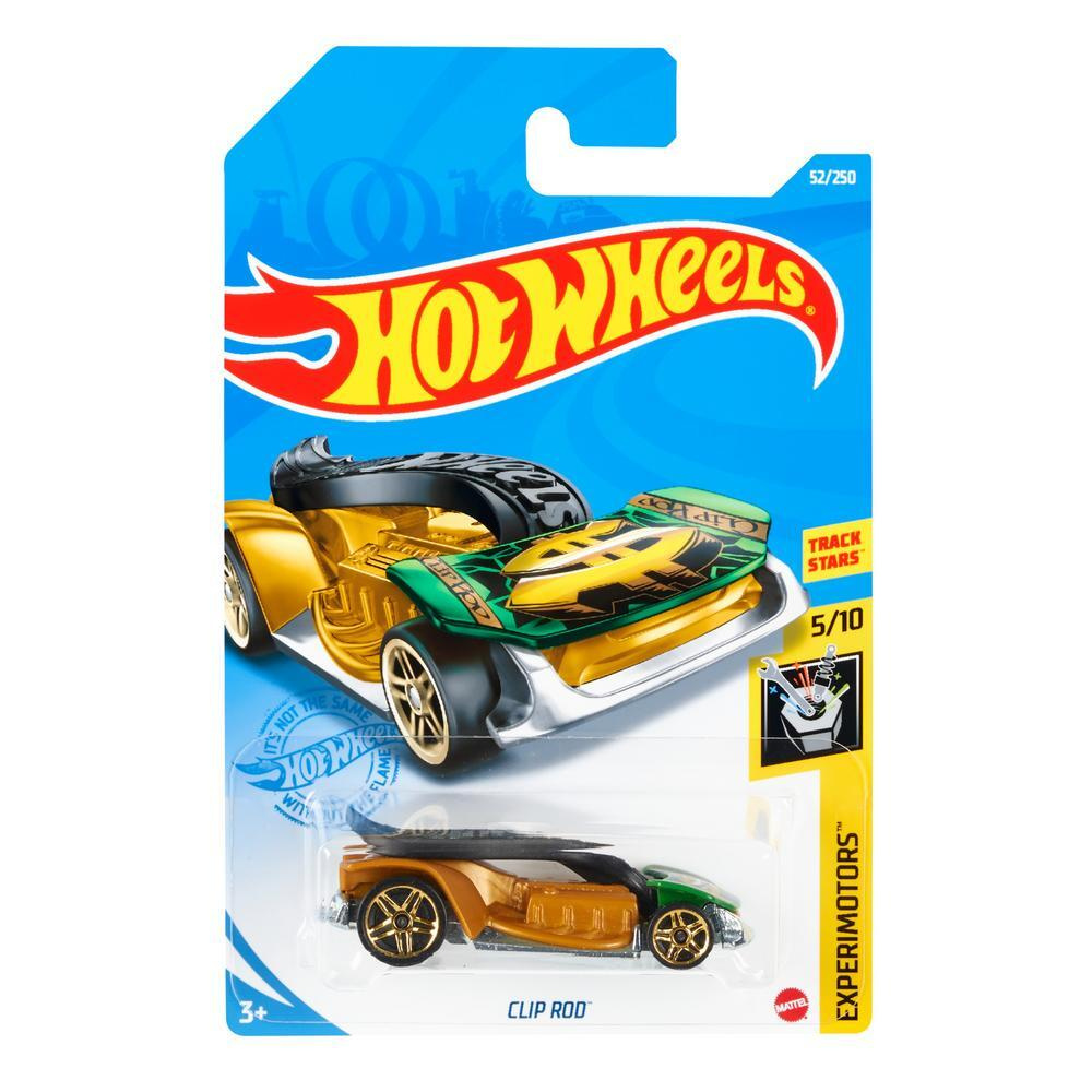 GTC24 Машинка металлическая игрушка Hot Wheels коллекционная модель CLIP ROD зеленый/золотистый  #1