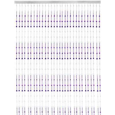 Домашняя мода Занавеска на дверь, Хрусталь и аметист, 180х90см  #1