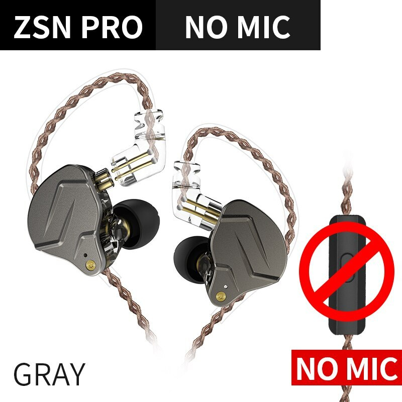 Профессиональные наушники KZ ZSN PRO Hybird Technology, Аудиофильские наушники HIFI Bass Music IEM, наушники #1