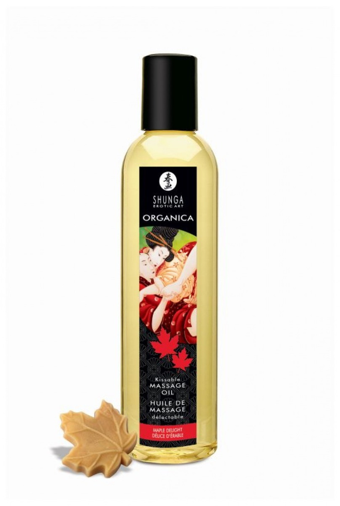 масло для массажа для тела Shunga Organica Maple Delight "Кленовое наслаждение" (250 мл)  #1