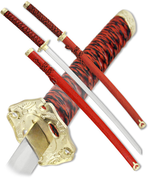 Набор самурайских мечей Алый Суйгецу #1