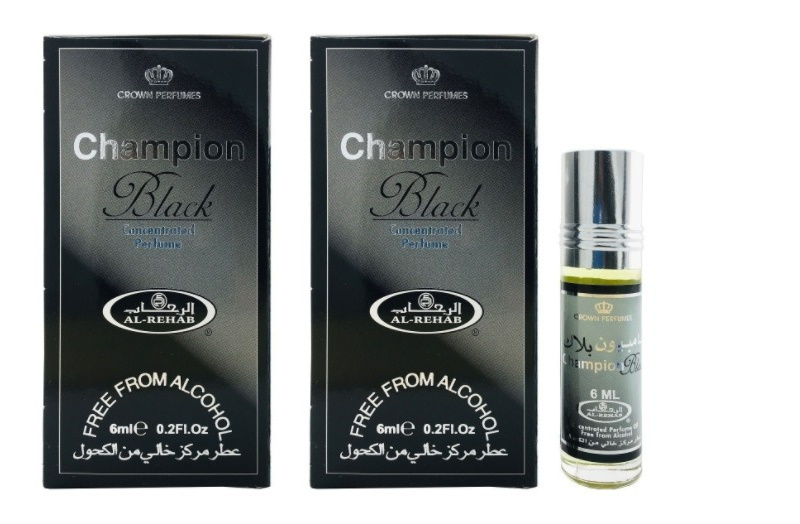 Al Rehab Духи-масло Champion Black 6ml - 2 шт 6 мл #1