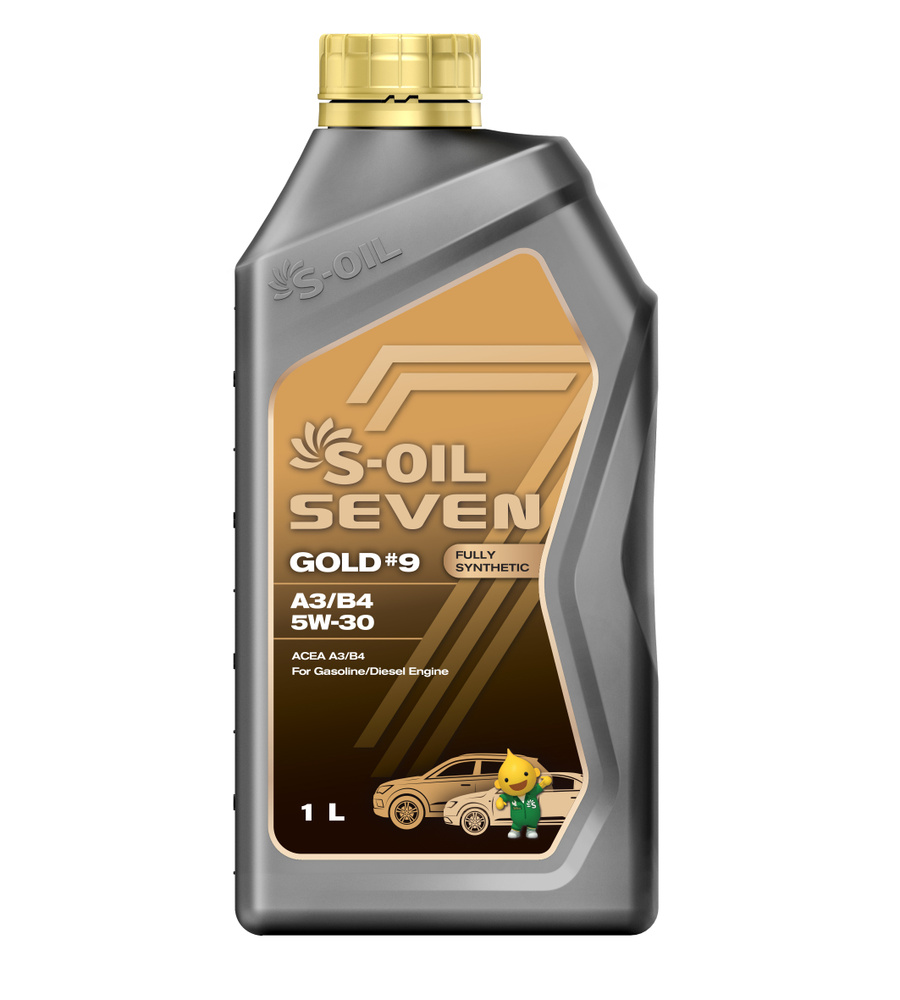 S-OIL SEVEN GOLD #9 5W-30 Масло моторное, Синтетическое, 1 л #1