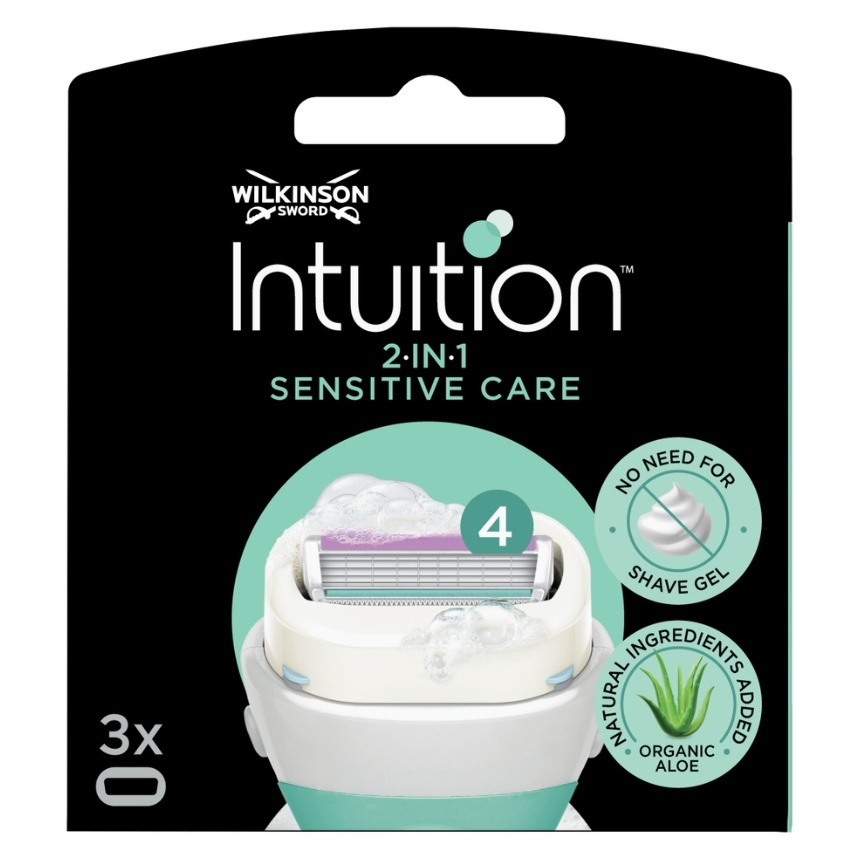 Сменные кассеты для женской бритвы Schick Intuition Sensitive Care / Сменные кассеты для станка INTUITION #1