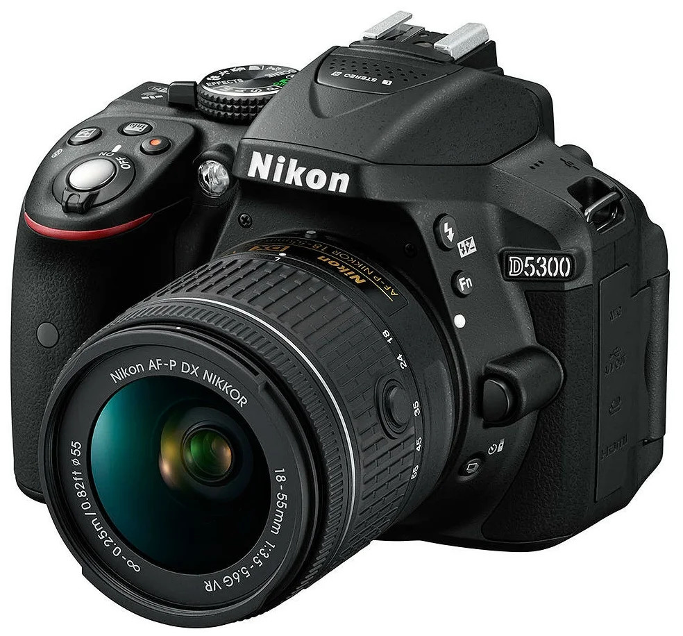 Зеркальный фотоаппарат Nikon D5300 Kit AF-S DX NIKKOR 18-55mm f/3.5-5.6G #1