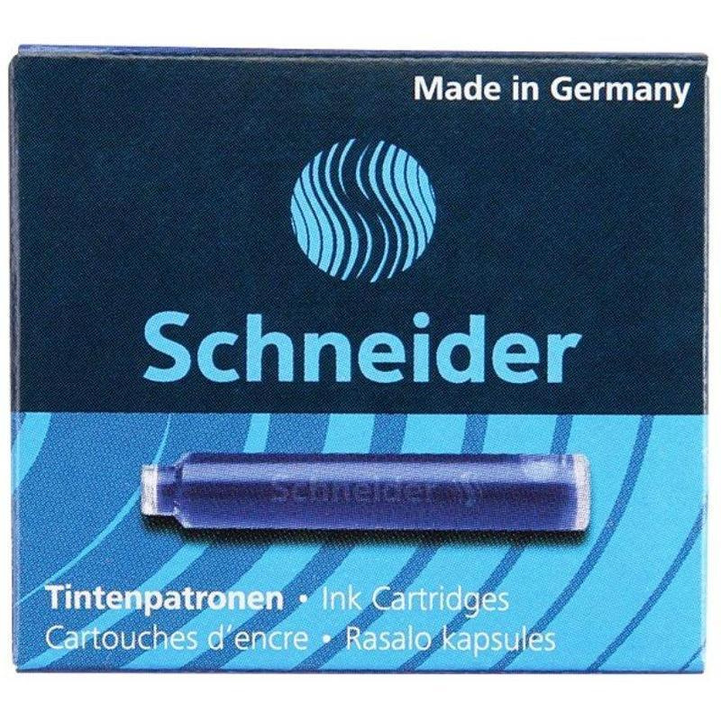 Чернильный картридж Schneider для перьевых ручек, кобальтовый синий, 6шт. (6Ш01)  #1