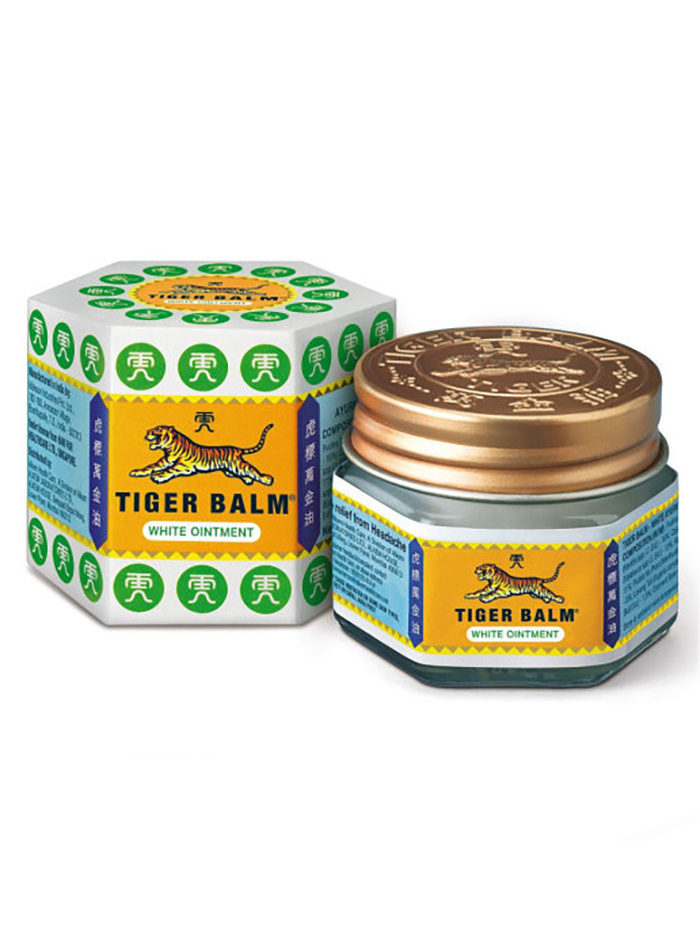 Tiger balm Бальзам от боли суставов, разогревающий белый / Тигровый бальзам / white ointment 21 г  #1