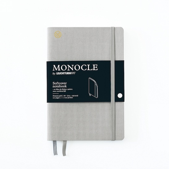 Блокнот Leuchtturm1917 Monocle B6+ (12.5x19см.), 80г/м2, 128 стр. (64 л.), в точку, мягкая обложка  #1