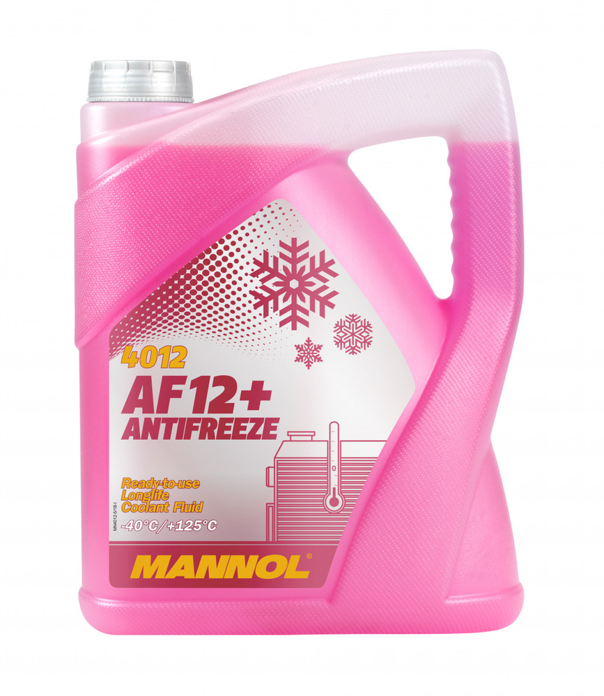 Mannol Antifreeze AF12+ (-40*C) Longlife (красный) 5л #1