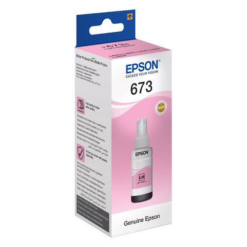 Чернила Epson T6736 Light Magenta для L800/L805/L810/L850/L1800 C13T67364A #1