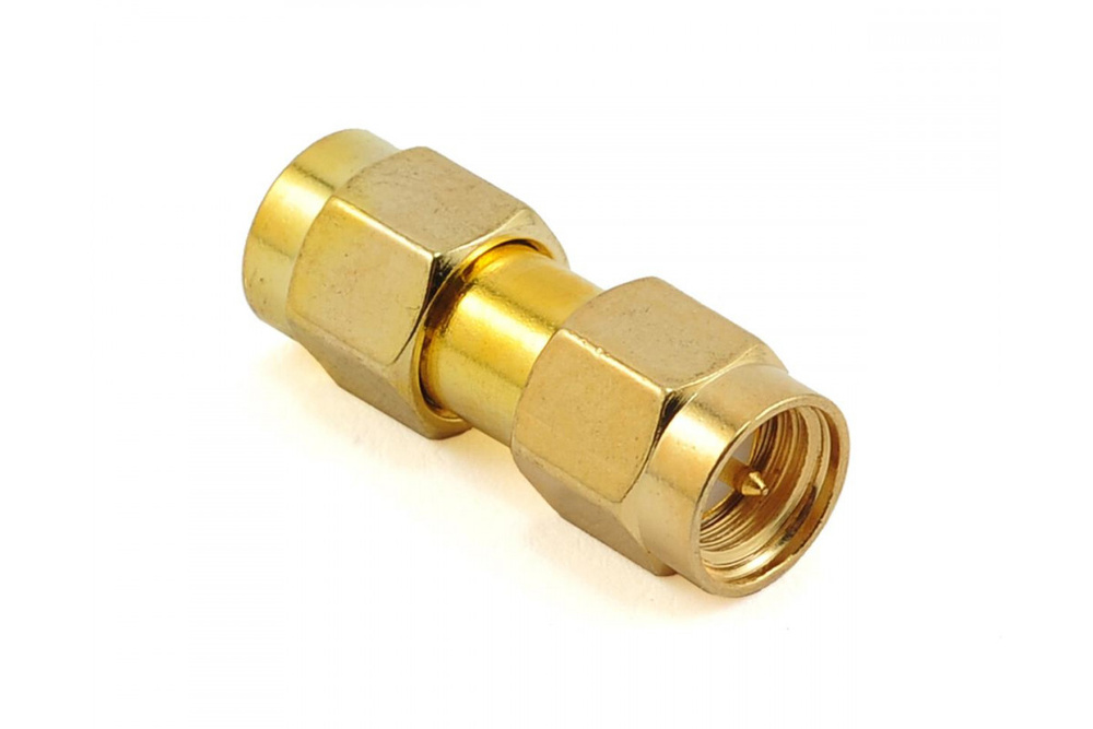 Адаптер переходник SMA / RP-SMA connector (папа-мама) наружная резьба штекер разъем на кабель FPV 5.8G #1