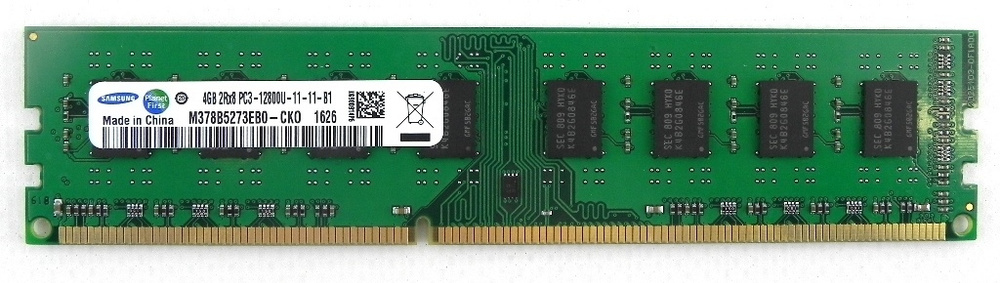 Samsung Оперативная память DDR3 4GB DIMM 1600 Mhz PC-12800 1x4 ГБ (для компьютера)  #1
