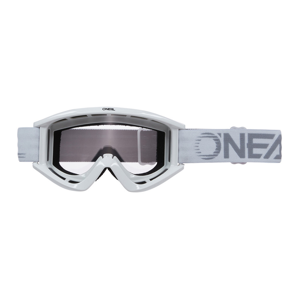 Маска кроссовая O'NEAL B-Zero V.22, белый, прозрачные линзы #1